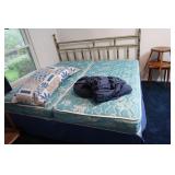 King Size Bed w/Metal Frame-mattress included