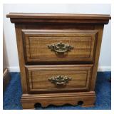 Pressed Wood Night Stand-20"Wx23"H