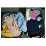 Large Lot-Blankets. Towels, Linens(totes not incl)