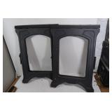 2 Plastic Folding Saw Horses