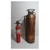 Antique Fire Extinguisher &small Fire Extinguisher