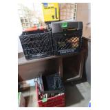 3 Crates w/Office Suppies