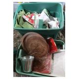 Tablecloths &more(2 Totes)