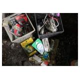 Power Strips, Bungee Cords & more(2 Totes)