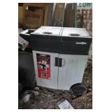 Barbecue Station w/Trays-25"Wx34"Hx17"D