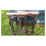 2 Folding Plastic Saw Horses