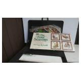 Large Carrying Case & Norman Rockwell Scenes