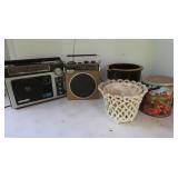 JC Penneys 8 Track Player/Radio, GE AM/FM Radio &