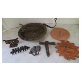 Garden Sundial & Terracotta & Metal Accents