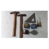 Speed Square, Hammers, Tape Measures