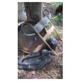 Metal Duck, Boot Scraper, Iron Skillet & Cast