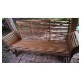 Outdoor Glider w/Pads(72x29x33")