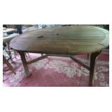 Outdoor Wooden  Table-43x60x28"