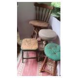 Chairs & Stools-Lot