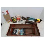 Staples, Sandpaper,Lg Wedge, Lg Channel Locks