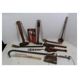 Lead Ladle, Crescent Wrench, &more