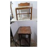 Wooden Stand(16x16x28)&Vanity Chair(19x16x23)