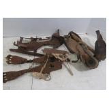 3 Pr. Antique Ice Skates