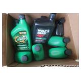 7qts.Quaker State 10w40 Oil&2qt Wolf Head SAE30