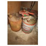 3 Metal Fuel Cans