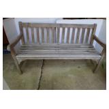 Heavy Wood Outdoor Bench-60x24x33"
