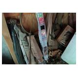 Contents of Corner-Tents, Canopy, Wood Scrap