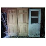 2-6 Panel Door(30x78, 32x80)damaged & Screen