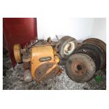 5 Tractor Tires, Rims, Tractor Engine