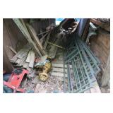 Misc Lumber, Metal Scrap-Entire Contents back of