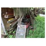 Entire Right Side of Shed Lot-Lumber,