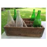 Kecks Wo0d Beverage Crate w/Bottles