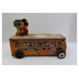 Vintage Mickey Mouse Bus Lines By Walt Disney