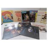 Lot of 10 Assorted Vintage 33 1/3 Records Kiss