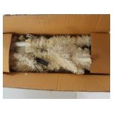 Vintage White Chrismtas Tree 4.5 Foot w Box