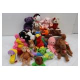 Lot of Approx 18 Beanie Babies