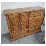 Wooden Dresser-good cond-55x14x41"