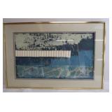 Metal Framed signed Print-24x36