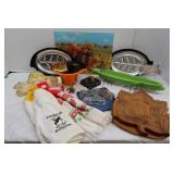 Glass Vase, Collapsing Wooden Bowl, & more