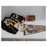 NIB Steelers mini Bobblehead, Championship Pennant