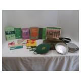 Vintage Girl Scout Canteen,beret,cook set,handbook