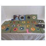 28-45RPM Records incl.Elvis, Springstein, Monkees