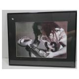 Framed Troy Polamalu Print-20x16