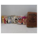 Vintage Cedar Storage Bags, NIP Vintage Bras