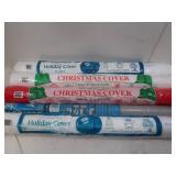 Christmas Covers-3 White, 1 Red, 1 Silver