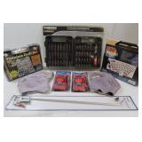 130 Pc Ratchet Set,Titanium Drill Set,Mutli-meters