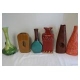 Ceramic & Glass Vase Lot