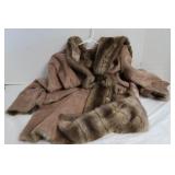 Dennis Basso Faux Fur Coat-Sz. Large