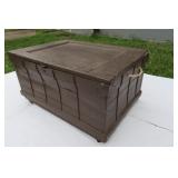 Wooden Box on Wheels-31x21x17"