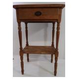 Small Wooden Nightstand w/Drawer(damaged)
