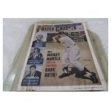 Post Gazette Front cover w/Mickey Mantle